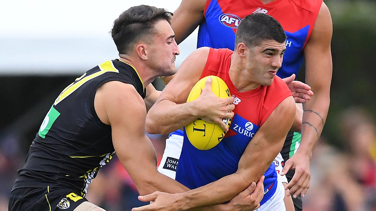 Christian Petracca’s Melbourne took on Richmond in the JLT Community Series.