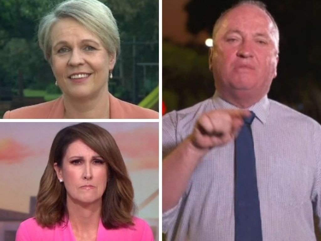 Barnaby’s TV blow-up in face off with Plibersek