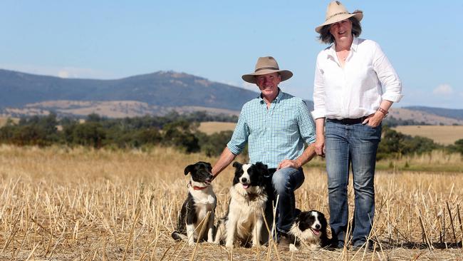 David and Jenny Thompson from Bethungra Park at Illabo in NSW. Picture: Yuri Kouzmin