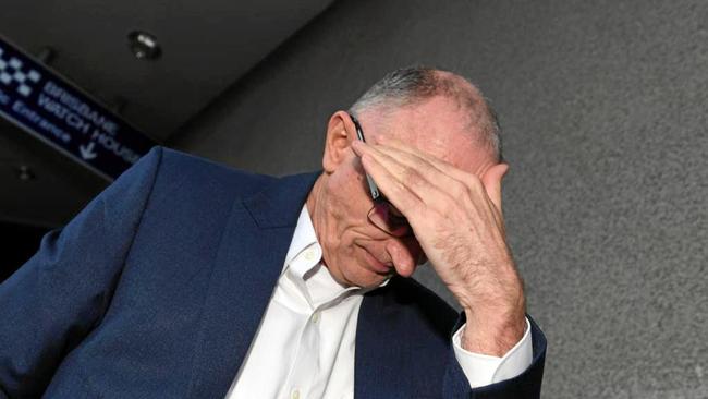 Pieter Jozua Rossouw leaves the police watch-house in Brisbane after appearing in the Brisbane Magistrates Court