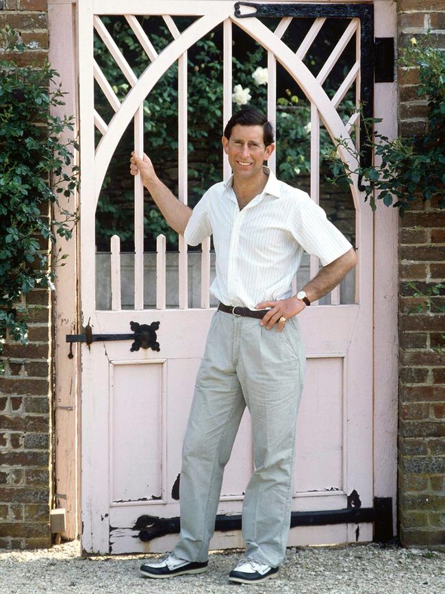 Prince Charles In The Gardens At His Country Home, Highgrove House In Gloucestershire. Picture: Tim Graham Photo Library