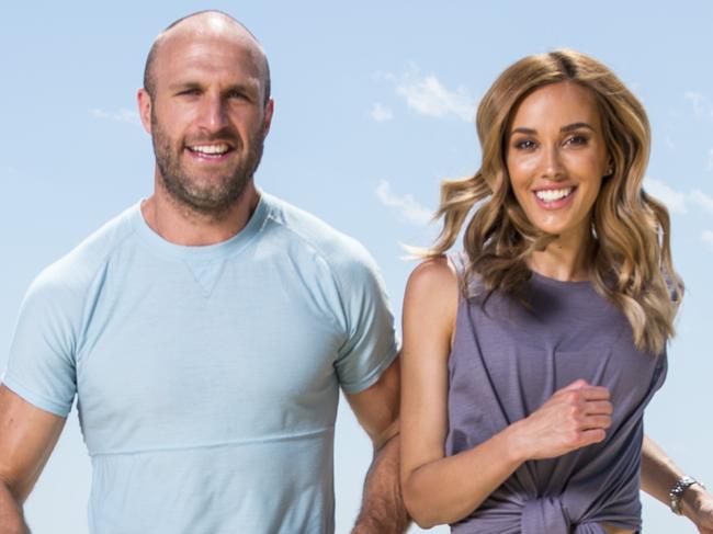 Bec and Chris Judd. Bec and Chris Judd on the beach in Sorrento. Bec and Chris are hosting their own marquee under their Jaggad athletic wear brand at the Portsea Polo on Saturday, January 14.