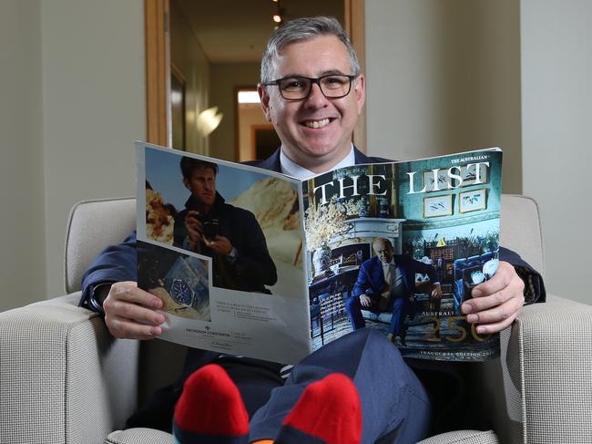 29/03/2019. John Stensholt, editor of The List, photographed at The Australian's offices in Sydney. Britta Campion / The Australian
