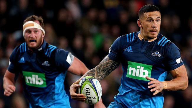 Sonny Bill Williams in action for the Blues against the Highlanders at the weekend.