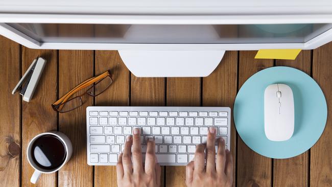 More than 11 per cent of employed people in Greater Hobart are working from home on an average weekday, a new survey has found. Picture: iStock