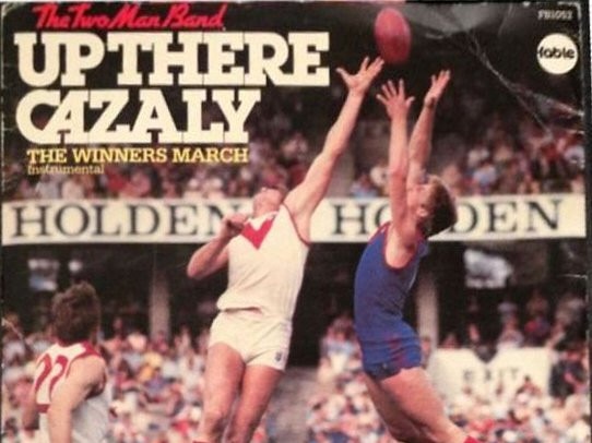 Cover of Up There Cazaly. Picture: Supplied