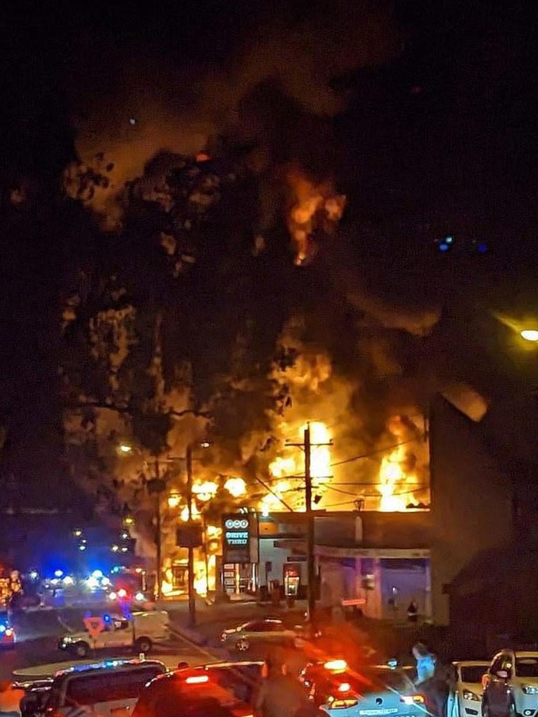 As of Saturday morning there were no reported injuries from the horrifying incident. Picture: Twitter
