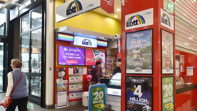 Anyone who bought a lotto ticket in Melbourne on Tuesday should check their ticket. Picture: NewsWire / Nicki Connolly