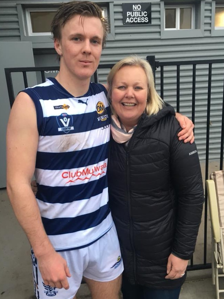 James Jordon after debuting for Yarrawonga.