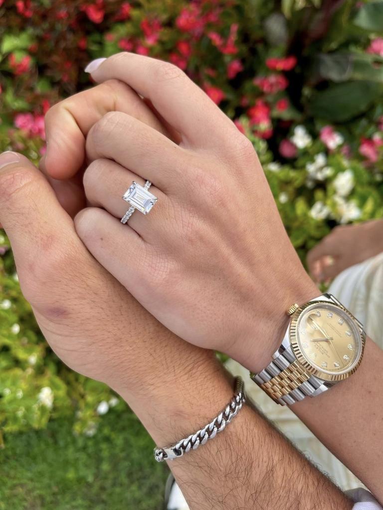 Christian Petracca engaged to Bella Beischer in Lake Como