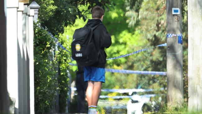 A major collision has occurred at a school in Melbourne's inner east. A car has reportedly driven into a primary school on Tooronga Rd in Hawthorn East on Tuesday afternoon. Picture: David Caird