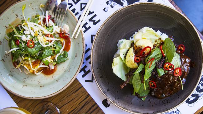 Asian inspired food from Chin Chin in Flinders Lane, Melbourne. Picture: Visit Victoria