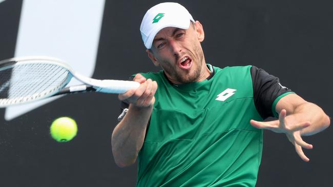 John Millman says he and other Aussies will have big decisions to make in 2021. Picture: AFP