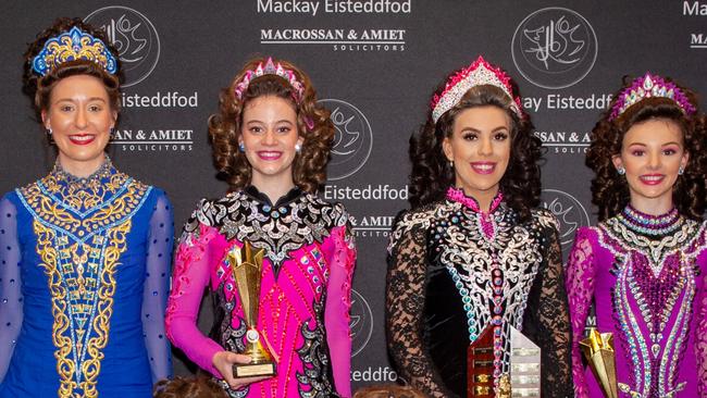 Back row: Marika Zarzecki, Rebekah Harris, Abigail Manning, Chelsea Danastas, Kaydee O'BrienFront row: Elise O'Brien, Ava Pearl, Amy Williamson, Mia Rankin from International Dance Affair at Mackay Eisteddfod 2022Picture: Michaela Harlow