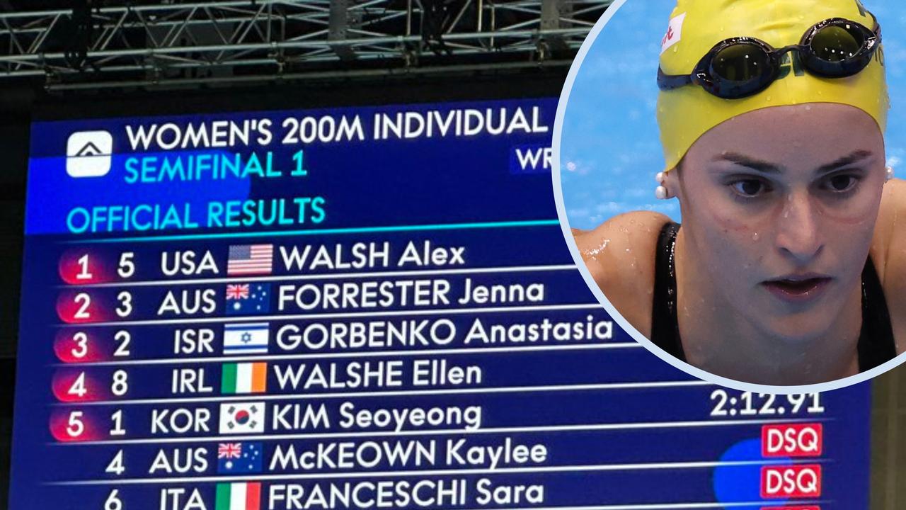 World Swimming Championships Day 2 Emma McKeown, Jenna Forrester miss out on medals Herald Sun