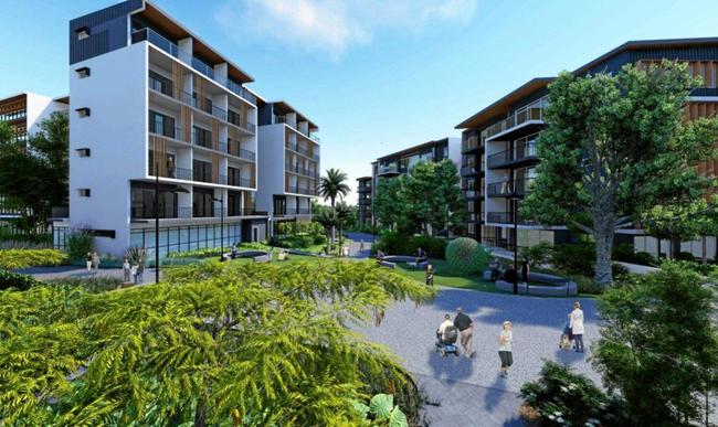 An artist's impression of the proposed redeveloped Nambour Sundale retirement and aged care facility. Picture: Contributed