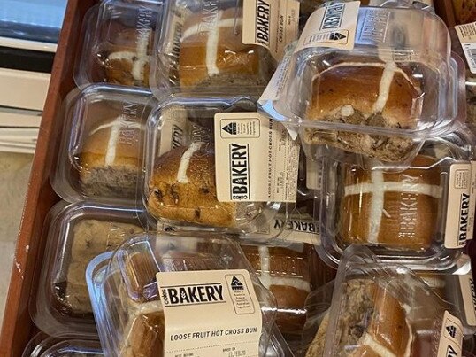 Hot cross bun photo sparks fury