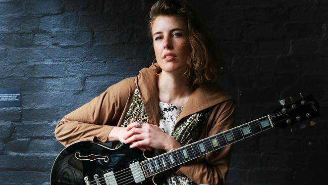 Singer-songwriter Ainslie Wills at Howler Bar in Brunswick. Picture: Aaron Francis.