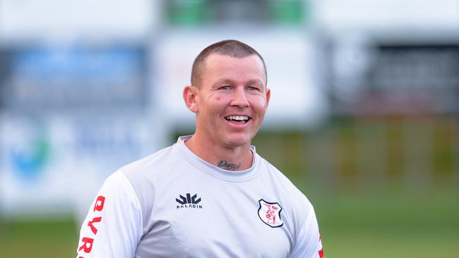 All smiles for Byron Bay coach Todd Carney. Picture: DC Sports Photography