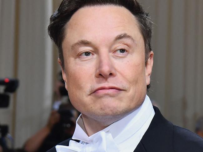 (FILES) In this file photo taken on May 02, 2022, Elon Musk arrives for the 2022 Met Gala at the Metropolitan Museum of Art in New York. - Musk on October 15, 2022 announced that his company would continue to pay for Starlink satellite internet in war-torn Ukraine, a day after suggesting he cannot keep funding the project. (Photo by Angela Weiss / AFP)