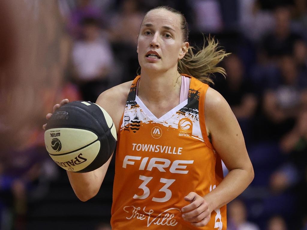 The Townsville Fire will take on Geelong in the latter’s first ever WNBL game. Picture: Daniel Pockett/Getty Images