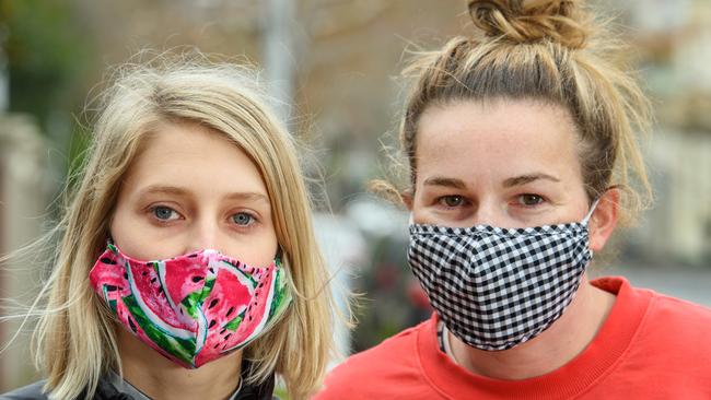 The first of millions of reusable masks to be used by vulnerable Victorians will be rolled out from today. Picture: Jay Town