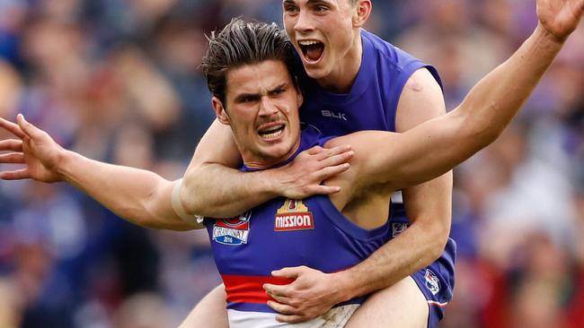 Boyd’s last-quarter goal in the 2016 GF is an iconic moment in the Bulldogs’ history. (Photo by Adam Trafford/AFL Media/Getty Images)