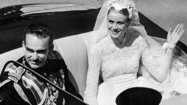 Hollywood actress Grace Kelly married Monaco's Prince Rainier III in 1956. Picture: AFP.