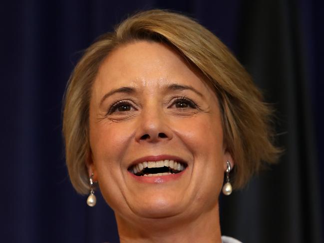 Labor Deputy Leader in the Senate Kristina Keneally at a Press conference at Parliament House House in Canberra. Picture Kym Smith