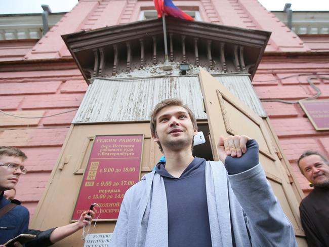 Ruslan Sokolovsky, a militant atheist who posted the videos on his YouTube channel, was detained in August 2016 and spent nine months in jail and under house arrest. Picture: Konstantin Melnitskiy