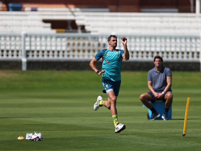 Mitchell Starc has spent the past two weeks trying to get back into rhythm. Picture: Ryan Pierse/Getty Images