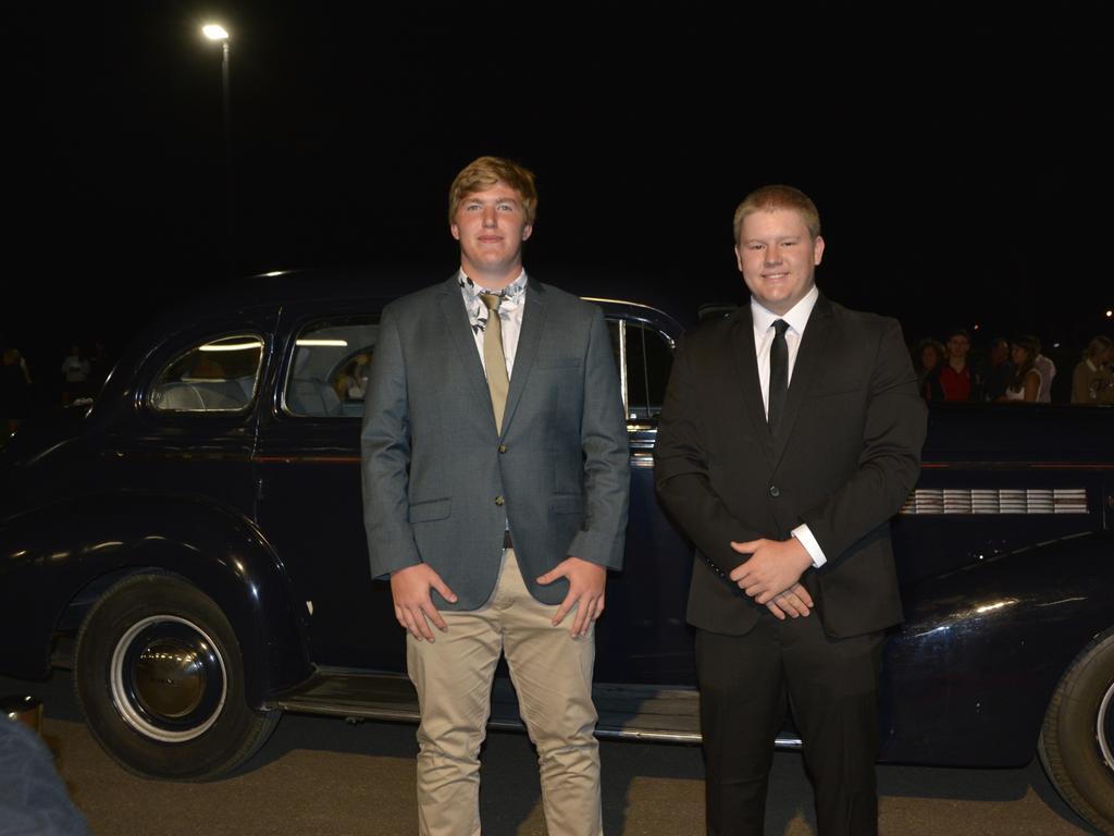 Toby Peterson and Erik Van Zelst at the Our Lady of the Southern Cross College Formal May 24th 2024
