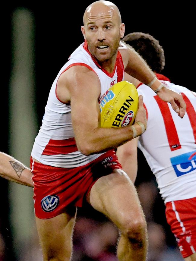 Jarrad McVeigh is again playing brilliant football and should play on.