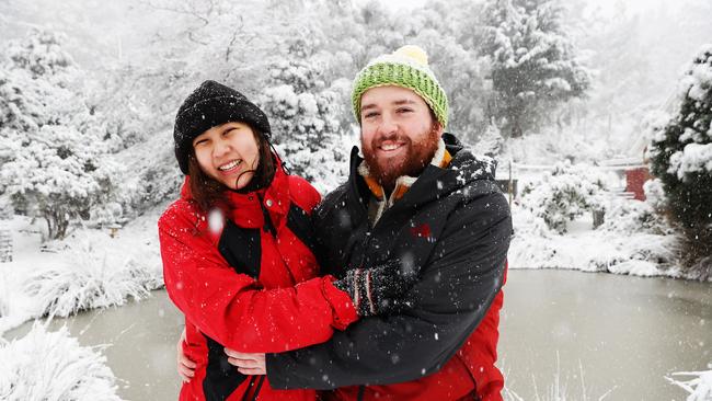 Elliot McLaine with girlfriend Prapasiri Iamsila of Kaoota. Picture: Zak Simmonds