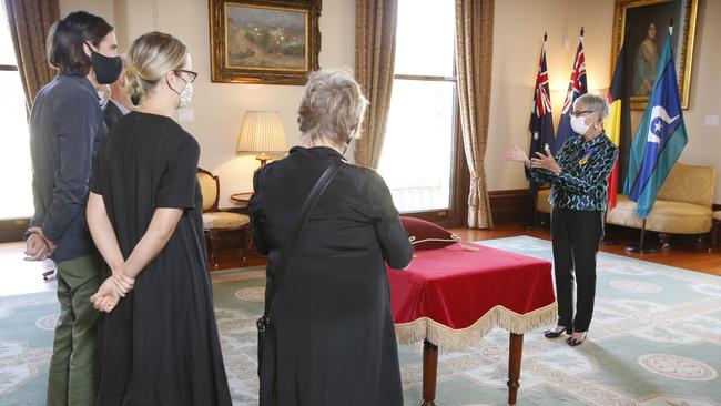 Governor Linda Dessau has found a new way to hold the Order of Australia medal ceremonies during the pandemic. Picture: David Caird