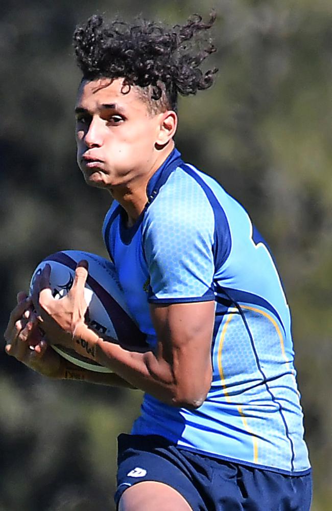 St Columban's College player Peter McGrath TAS First XV schoolboy rugby grand final between Ormiston College and St Columban's College. Saturday June 11, 2022. Picture, John Gass