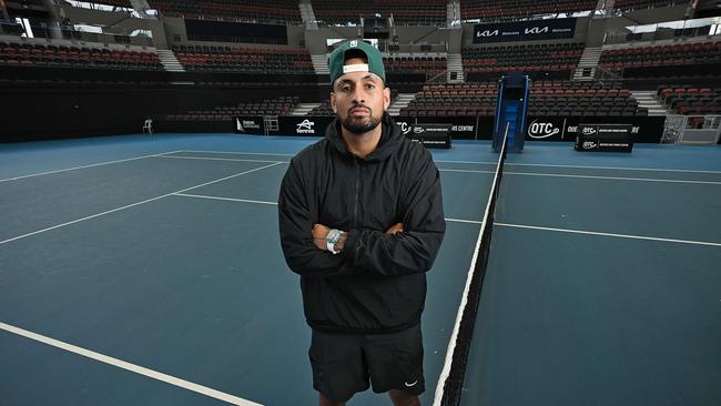 Nick Kyrgios wants a crack at world No.1 Jannik Sinner. Picture: Lyndon Mechielsen/Courier Mail