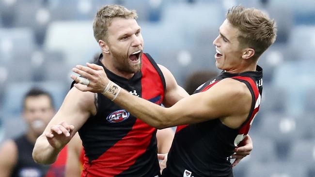 Jake Stringer is leading Essendon’s September charge.