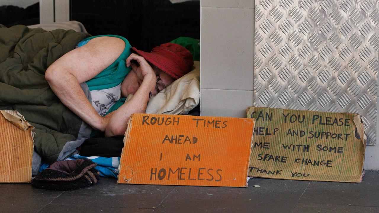 Persistent homelessness is also on the rise, the data shows. Picture: NewsWire / Max Mason-Hubers