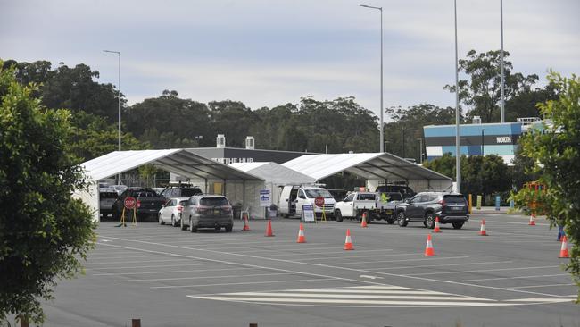 A drive-through testing clinic is available at C.ex Coffs International Stadium.