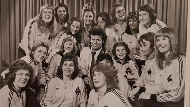 The first Australian women’s soccer team, who competed in the 1975 Asian Ladies Championship in Hong Kong, with coach Joe O'Connor.