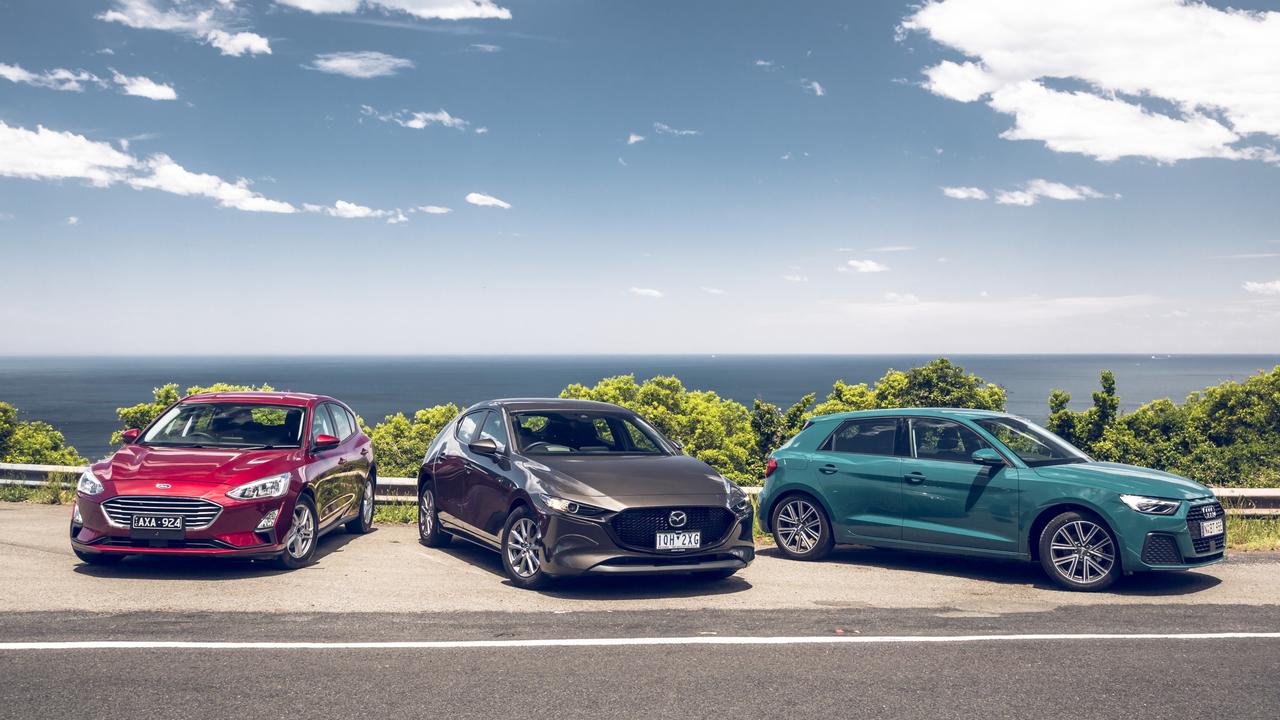 The small car podium for 2019 has the Mazda3 on top.