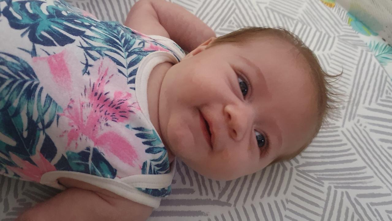 Alexandra Merle Holcroft was born on December 14, 2021, at Mackay Base Hospital weighing 2800g and measuring 48cm. She is the first child for parents Natasha Holcroft and Billy Holcroft. Picture: Natasha Holcroft DMBD21
