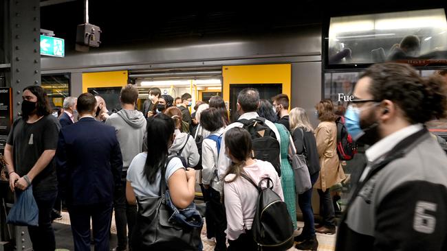 Sydney commuters could face a return of industrial chaos on the rail should rail union’s win their appeal. Picture: NCA NewsWire / Jeremy Piper