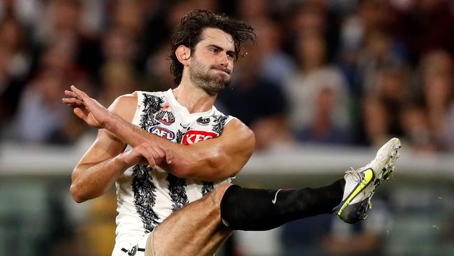 Brodie Grundy was traded to Melbourne. Picture: Dylan Burns/AFL Photos via Getty Images