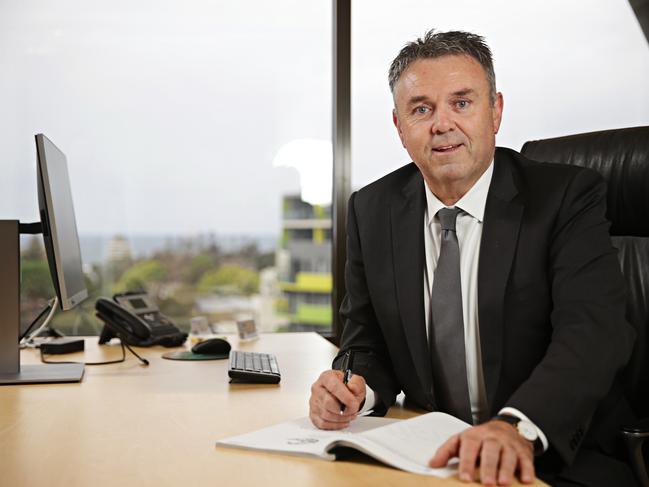 Northern Beaches Council CEO Ray Brownlee at his Dee Why office. Picture: Adam Yip / Manly Daily