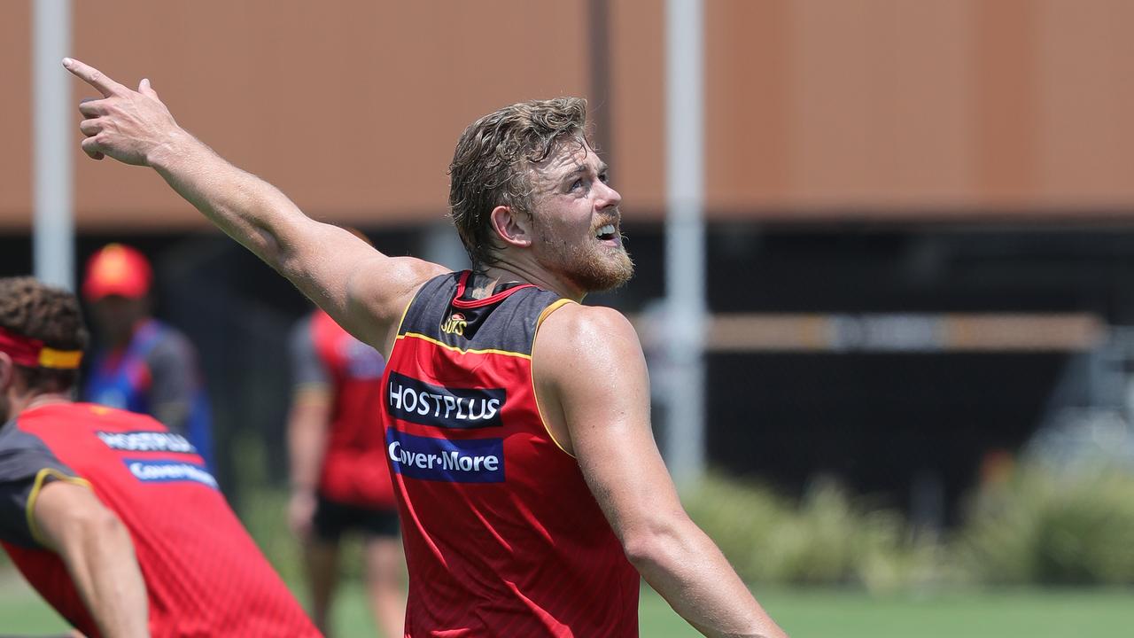 Gold Coast Suns AFL training at Carrara. Hugh Greenwood at training. Picture Glenn Hampson