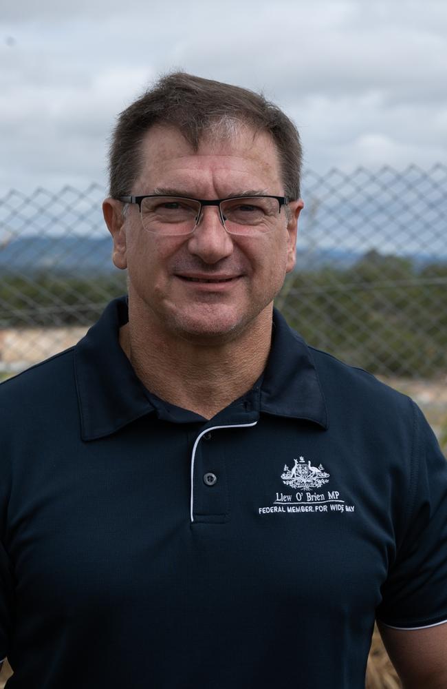 Incumbent MP and LNP candidate for Wide Bay 2025 Llew O’Brien. Picture: Christine Schindler