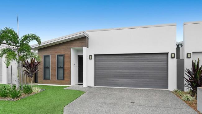 Offers in the low to mid $500,000s are sought for this newly-listed three bedroom home at 17 Edge Court, Manoora, in the Edge Court development. The property was built in 2021. Picture: supplied.