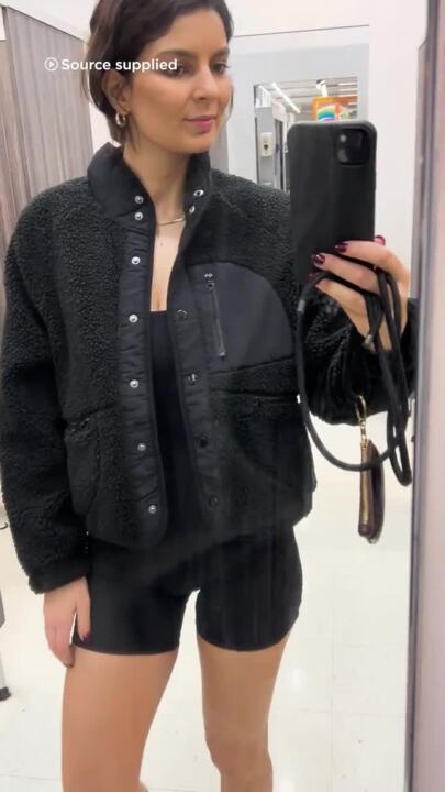 I went and found the viral Kmart bomber. It’s just $25!